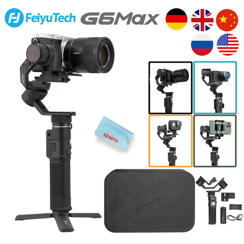 Feiyu G6 Max 3-осевая карманная Камера карданный Стабилизатор Для беззеркальных Камера карман Камера GoPro Hero 7 6 5 смартфон ► Фото 1/6