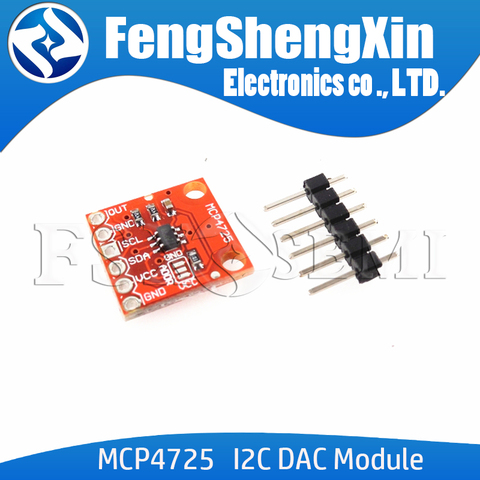 1 шт. Новый макетный модуль MCP4725 I2C DAC, макетная плата ► Фото 1/2