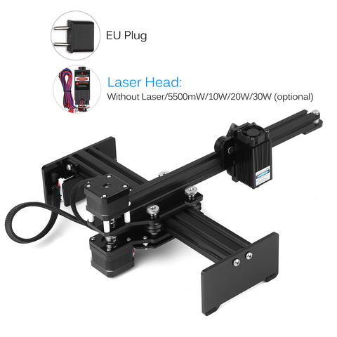 30 Вт лазерный гравировальный станок, настольный лазерный гравировальный мини-принтер, портативный принтер «сделай сам», лазерный принтер с рабочей областью 170*200 мм ► Фото 1/6