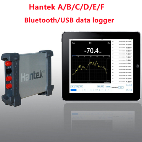 Bluetooth/USB Регистратор данных Hantek 365A/365B/365C/365D/365E/365F T-RMS Напряжение тока постоянной ёмкости, универсальный конденсатор диод рекордер Поддержка ipad ► Фото 1/6