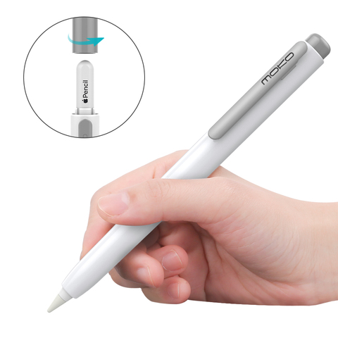 Чехол MoKo для Apple Pencil 2-го поколения, Защитная крышка с выдвижным наконечником, защитный чехол для iPad Pro 11/12, 9 дюймов ► Фото 1/6