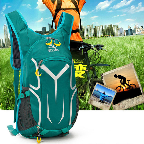 Ультралегкая велосипедная сумка 15 л, уличный рюкзак, нейлоновый дорожный ранец для велоспорта, сумки для альпинизма, водонепроницаемый спортивный рюкзак XA124Q ► Фото 1/6