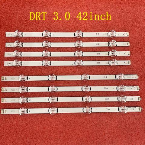 8 шт./компл. светодиодный Подсветка полосы для LG 42LB5610 42LB5800 42LB585V 42LB650V 42LB5850 42LB585B 42LB585U 42LB585V 42LF6500 42LB6200 ► Фото 1/6