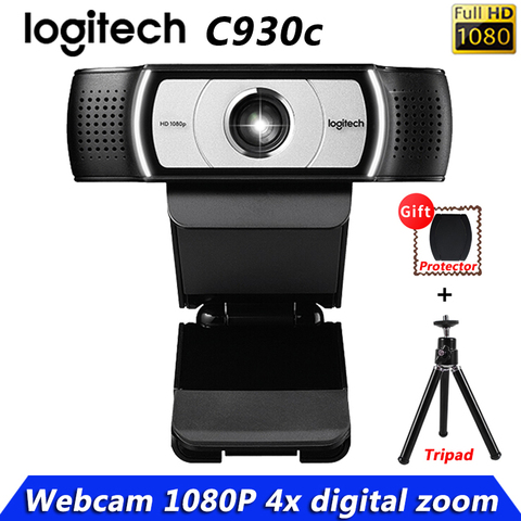 Оригинальный Logitech C930c C930e HD 1080P Веб-камера для компьютера объектива Zeiss USB видео Камера 4-кратное цифровое приближение обновления ► Фото 1/6