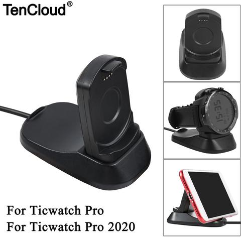 USB-зарядное устройство для Ticwatch Pro 2022, зарядный кабель, док-станция, подставка для Ticwatch Pro, браслет, магнитный адаптер, аксессуары для умных ча... ► Фото 1/6