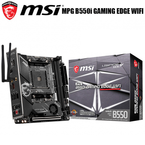 Новая материнская плата AM4 MSI MAG B550M, материнская плата с Wi-Fi, AM4 DDR4 M.2 PCI-E 4,0 для настольного ПК AMD B550, MSI B550, Mainbaord AM4 ► Фото 1/5