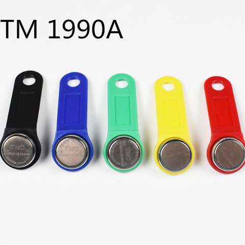 5 шт./лот TM1990A Dallas iButton TM карта с рукояткой, ключи, фотомагнитные для контроля доступа, электронный замок ► Фото 1/5