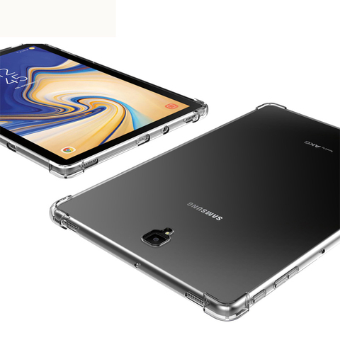 Чехол для Samsung Galaxy Tab A S4 S5e S6 7,0 8,0 10,1 10,5 P200 P205 T280 T290 T510 T590 T720 T830 T860, прозрачный силиконовый чехол ► Фото 1/5