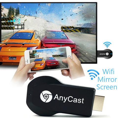 ТВ-приемник M2 Plus, Wi-Fi дисплей, приемник Anycast DLNA Miracast Airplay, зеркальный экран, адаптер HDMI, Android IOS, адаптер для экрана Mira ► Фото 1/6