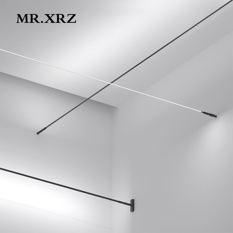 MR.XRZ 4 м 8 м 9,5 Вт SMD Skyline линейный светодиодный светильник креативный алюминиевый профиль прямой монолитный блок лампы для домашнего внутренн... ► Фото 1/6