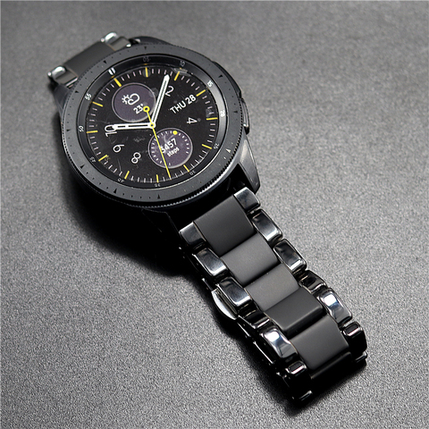 20 22 мм керамический ремешок для часов Samsung Gear S3 S2 AMAZFIT Xiaomi Suunto Huawei Watch Gt Galaxy Watch 42 46 мм браслет ► Фото 1/6