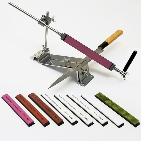 Система заточки ножей ruixin pro, точилка для ножей, точильный камень, фотошлифовка 240 600 1000 ► Фото 1/6