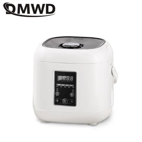 DMWD 2L Мини домашняя антипригарная рисоварка 220 В, 5 функций, электрическая суповая кастрюля, машина для приготовления йогурта, для 2 человек ► Фото 1/4
