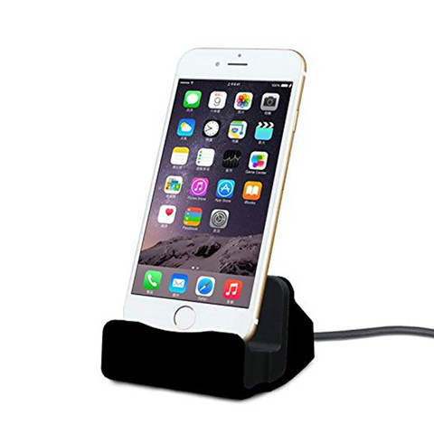 Док-станция IOS зарядная подставка для Apple IPhone 11 Pro Max XS XR X 7 8 6S Plus док-станция для телефона Usb зарядное устройство держатель ► Фото 1/6