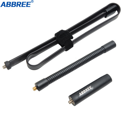 ABBREE AR-152G гусиная шея 88 см SMA-Female 144/430MHz VHF UHF Двухдиапазонная тактическая антенна для Baofeng UV-5R UV-82 рация ► Фото 1/1