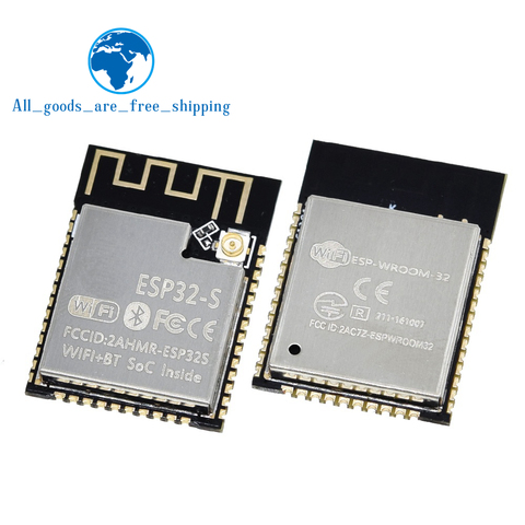 ESP32 ESP-32 Беспроводной модуль ESP32-S ESP-WROOM-32 ESP-32S с 32 mbits PSRAM IPEX/антенна PCB с модуль флэш-памяти объемом 4 Мб ► Фото 1/6