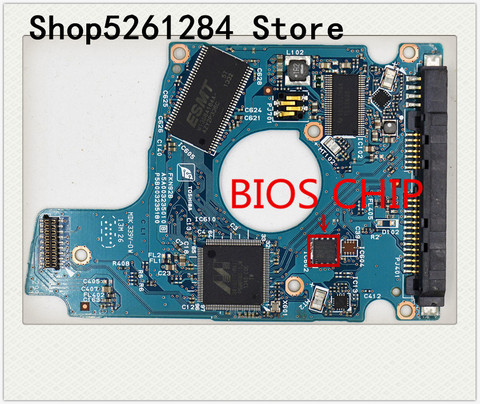 Печатная плата HDD PCB MQ01ABF050 , HDKCB06H0A01 , MQ01ACF050 , HDD PCB Логическая плата кодирование: G003235C ► Фото 1/3