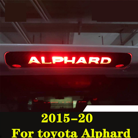 Задний стоп светильник сигнал для toyota Alphard 2015-20, персонализированная наклейка, украшение, модифицированное Внешнее украшение, аксессуары для автомобиля ► Фото 1/6