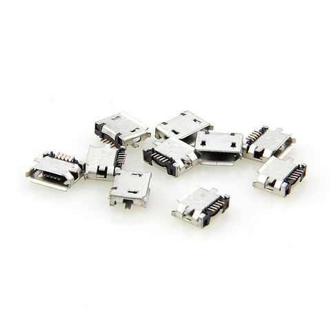 10 шт. микро USB 5pin Тип гнездовой разъем Micro USB разъем 5 pin разъем для зарядки USB разъем для зарядки прямой ► Фото 1/5