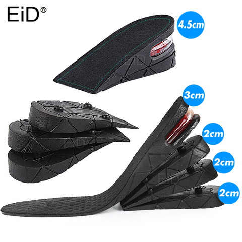 EiD/размеры 3-9 см, увеличивающие рост стельки, подушку с регулируемым подъемом, обувь с вырезами на каблуке, высокие женские и мужские высокок... ► Фото 1/6