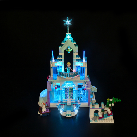 Комплект со светодиодной подсветкой для волшебного ледяного дворца Эльзы 43172 (модель в комплект не входит) ► Фото 1/5