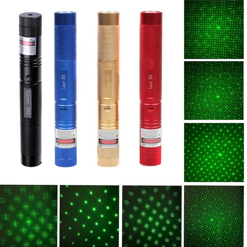 Зеленый лазерный прицел, лазерная зарядка, лазерная указка 303, нм, 5 мВт, высокомощное устройство, лазерная ручка ► Фото 1/6
