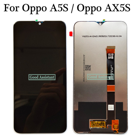 Оригинальный 6,2 дюймовый черный ЖК-дисплей для OPPO A5S cph1900/AX5S CPH1920 с деталями для замены ► Фото 1/6