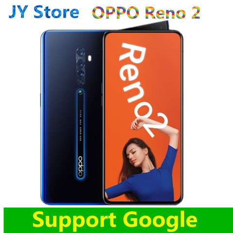 Новый мобильный телефон Oppo Reno 2, Snapdragon 730, 6,5 дюйма, 3,0 x, 8 ГБ ОЗУ Гб ПЗУ, 48 + 13 + 8 Мп, 5 камер, вокас ► Фото 1/6