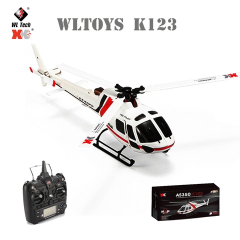 Оригинальный мини-Дрон WLtoys XK K123 RC RTF 2,4G 6CH 3D 6G режимы бесщеточный мотор RC Квадрокоптер Вертолет игрушки для детей Подарки ► Фото 1/6