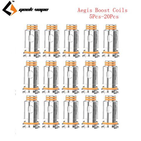 Оригинальные катушки Geekvape Aegis Boost 0.4ohm и 0.6ohm 5 шт.-20 шт. сменные головки для Geekvape Aegis Boost pod kit Aegis Hero ► Фото 1/2