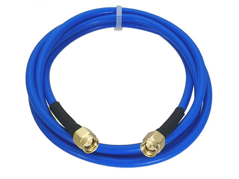 1 шт. SMA штекер к SMA штекеру RG402 0,141 дюйма синий кабель гибкий отрезок 4 дюйма ~ 20 м RF коаксиальный разъем ► Фото 1/4