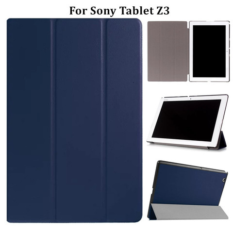 Умный чехол для Sony Xperia Z3 Tablet Compact SGP611 SGP612 SGP621 SGP641 подставка откидная крышка для Funda Sony Z3 чехол для планшета ► Фото 1/6
