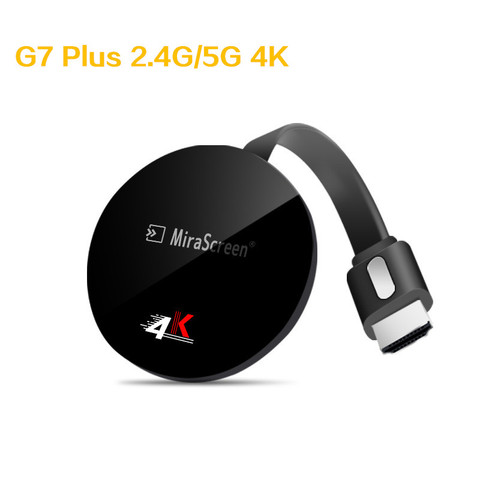 G7 Plus 2,4G/ 5G 4K беспроводной WiFi зеркальный Кабель HDMI адаптер 1080P адаптер дисплея для iPhone Xiaomi Huawei Android телефона к телевизору ► Фото 1/6