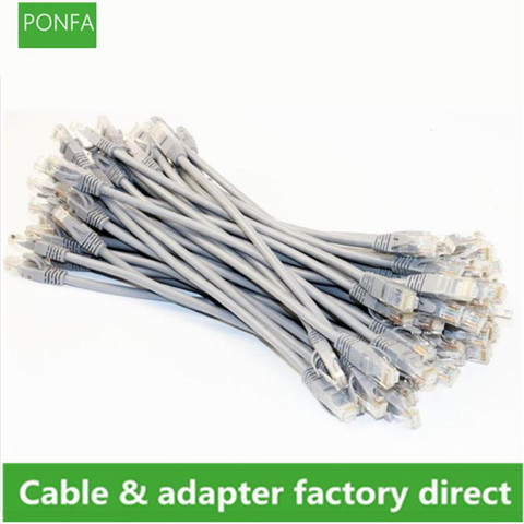 RJ45 CAT5 CAT5e UTP Ethernet сетевой кабель папа-Ethernet папа RJ45 патч LAN короткий кабель расширенная линия 0,1 м/0,2 м/0,3 м/0,5 м/1 м ► Фото 1/3