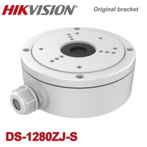 Hikvision оригинальная DS-1280ZJ-S из алюминиевого сплава, наружная распределительная коробка для купольной камеры ► Фото 1/1