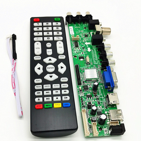 DS.D3663LUA.A81 DVB-T2 DVB-T DVB-C плата драйвера цифрового ТВ LCD/светодиодный V56 V59 10-42 