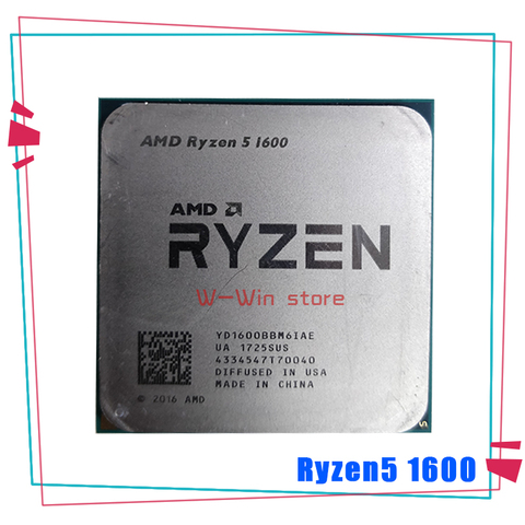 Процессор AMD Ryzen 5 1600 R5 1600 R5 PRO 1600 3,2 ГГц шестиядерный двенадцати потоков 65 Вт Процессор YD1600BBM6IAE YD160BBBM6IAE разъем AM4 ► Фото 1/2