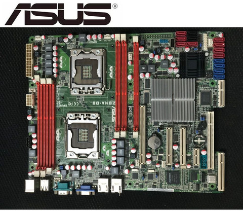 Материнская плата Asus X58 LGA 1366, материнская плата для Xeon 5500 Core i7 DDR3 UDIMM 24 ГБ RDIMM 48 ГБ REG 10600R 8500R ► Фото 1/2