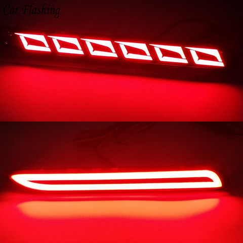 Мигающий светодиодный заднего бампера отражатель задний стоп-сигнал светильник для Toyota RAV4 Camry Reiz SIENNA Innova Lexus ISF GX470 RX300 ► Фото 1/6