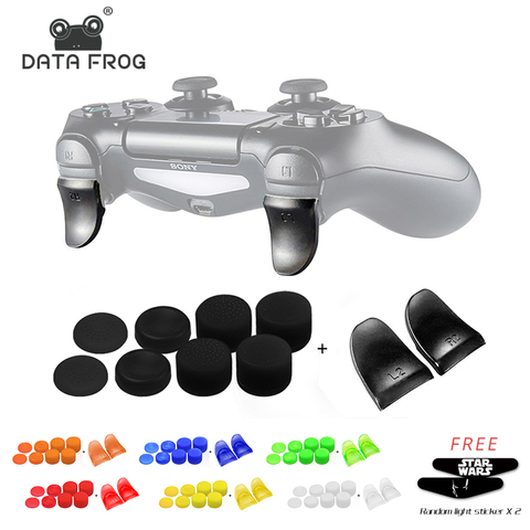 Набор триггеры кнопок Data Frog Bent L2 R2 для PlayStation 4 PS4/PS4 Slim/PS4 Pro Аксессуары для игрового контроллера ► Фото 1/6