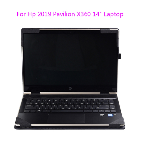 Чехол для ноутбука Hp Pavilion X360, чехол-трансформер 14 дюймов для ноутбука Hp Pavilion 14 дюймов, защитный чехол унисекс из искусственной кожи для подар... ► Фото 1/6