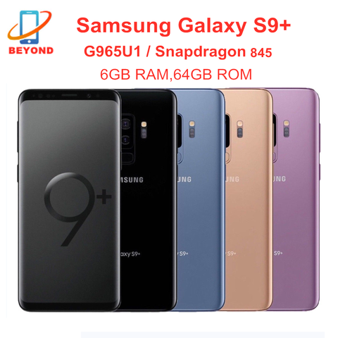 Разблокировка Samsung Galaxy S9 плюс S9 + G965U G965U1 6 ГБ оперативной памяти, 64 Гб встроенной памяти, Octa Core 6,2 