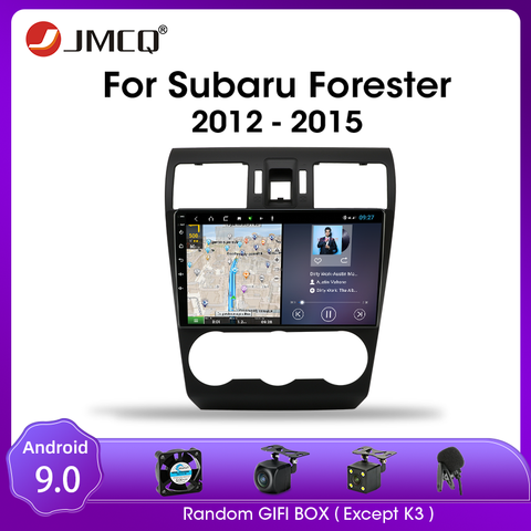 JMCQ Android 9,0 для Subaru Forester XV WRX 2012-2015 Автомагнитола мультимедийный плеер 2 Din 2 + 32G DSP RDS раздельный экран GPS навигатор ► Фото 1/6