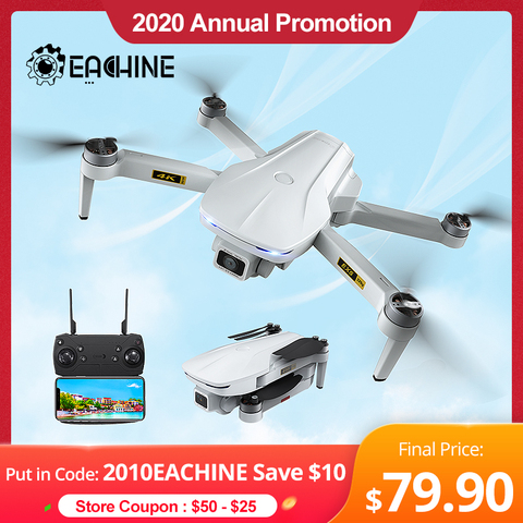 Eachine EX5 Дрон 229g RC Квадрокоптер 4K GPS HD мини камера Профессиональный с 5G WIFI 1000 метров Расстояние FPV Дрон переносной Дрон ► Фото 1/6