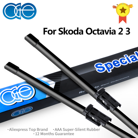 Щетки стеклоочистителя передние и задние для Skoda Octavia 2 3 A5 A7 1996-2017 ► Фото 1/6