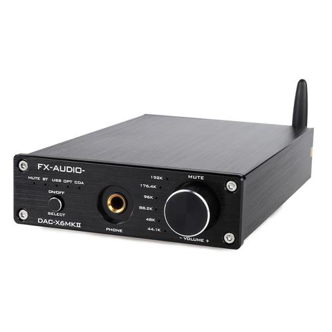 FX-Audio DAC-X6 MKII ESS9018 TPA6120 чип Bluetooth 5,0 APTX SPDIF Коаксиальная стандартная USB DAC декодер ► Фото 1/6