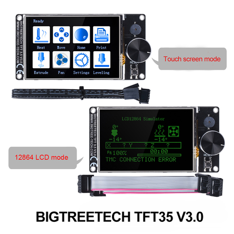 Сенсорный экран BIGTREETECH TFT35 V3.0/12864LCD дисплей, детали для 3D-принтера SKR V1.4 Turbo SKR V1.3 Ender 3 vs MKS TFT35 ► Фото 1/6