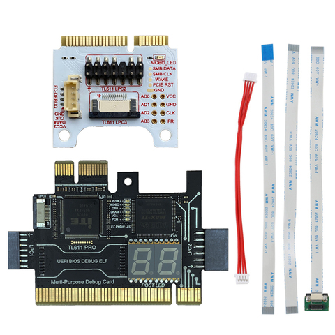 Многофункциональная Рабочая карта PCI PCI-E LPC материнская плата диагностический тест LPC-отладочная почтовая карта диагностический тест компл... ► Фото 1/6