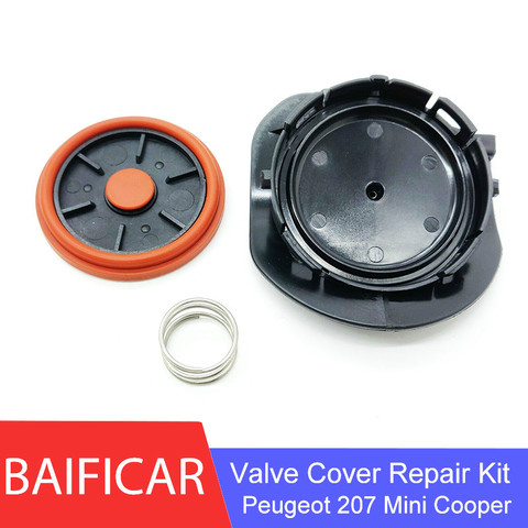 Комплект для ремонта крышки клапана Baificar PCV, крышка клапана с мембраной для Peugeot 207 EP6 VTI Citroen MINI Cooper N12 N16 ► Фото 1/6