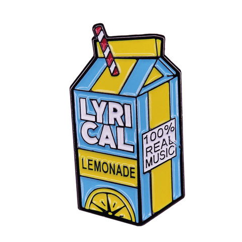Лирический лемонад Juice Wrld, лацкан в стиле Триппи, отличный подарок для фанатов хип-хоп, рэп ► Фото 1/6